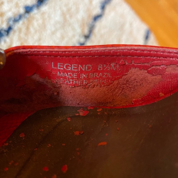 Patent leather salsa red wedges - Picture 6 of 6